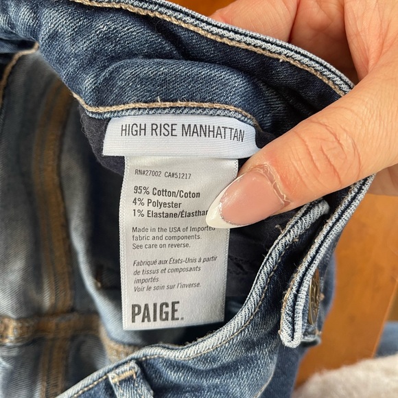 High Rise Paige Jeans - Picture 3 of 7